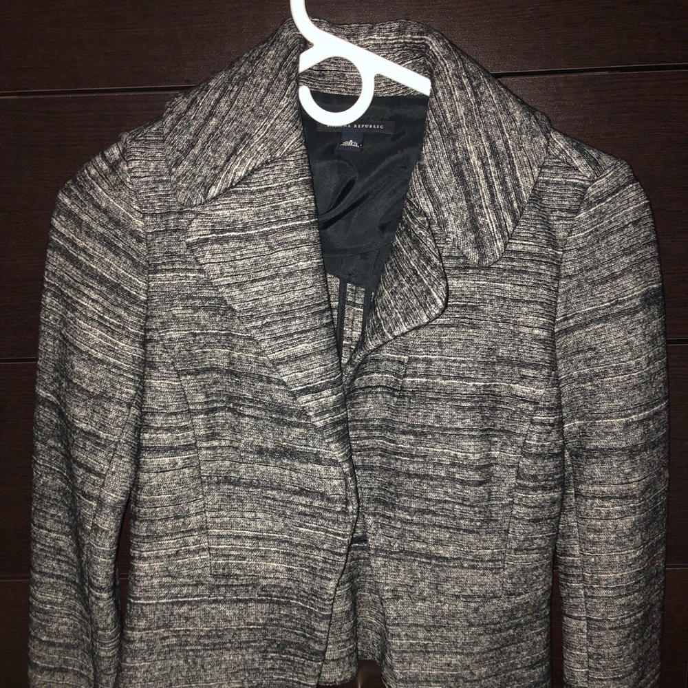 Banana Republic tweed jacket/cropped blazer